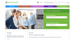 Desktop Screenshot of pharmacie.be