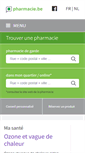 Mobile Screenshot of pharmacie.be